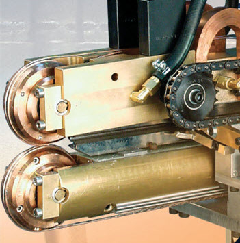 Hàn Máy hàn kim loại tấm đường may thẳng 1000mm Máy hàn đường may dọc