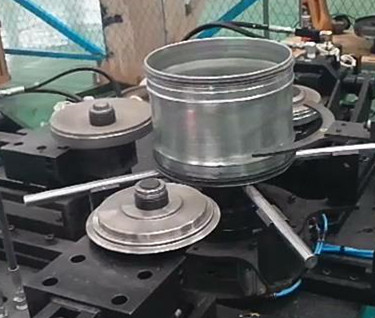 Máy thông gió cong Máy ống dẫn khí Máy tạo vòng cao su