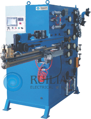Thiết bị hàn điểm điện trở đường hàn thẳng ống dẫn khí 9m / phút