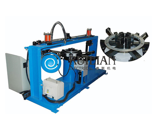 Xử lý Máy đột lỗ mặt bích ống dẫn khí OD 100mm-600mm 10KVA