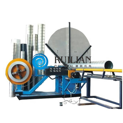 Máy làm ống dẫn khí xoắn ốc bằng thép tấm carbon thấp 650 Rpm / phút