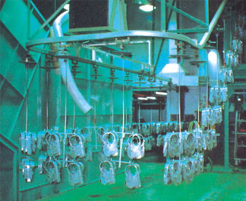 Thiết bị phun sơn 120KW Dây chuyền sơn phủ bộ phận nhôm 15m / phút